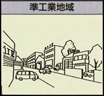 準工業地域のイメージイラスト