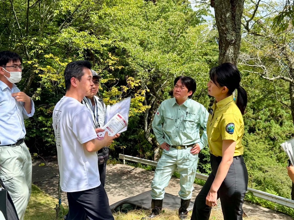 クビアカツヤカミキリ対策吉野山視察