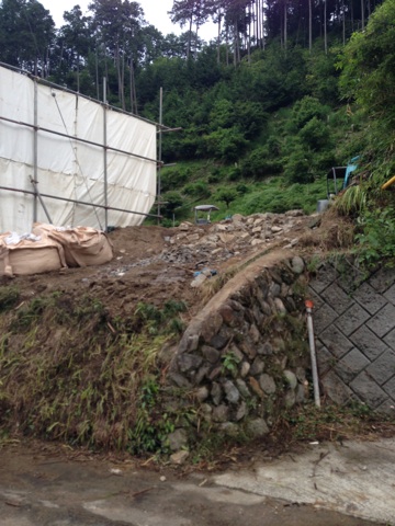 自然に囲まれた土地